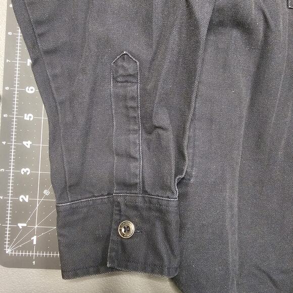 Dickies CPO Shirt Large Canvas Overshirt Workwear Americana Retro Outdoors Biker - Picture 4 of 16
